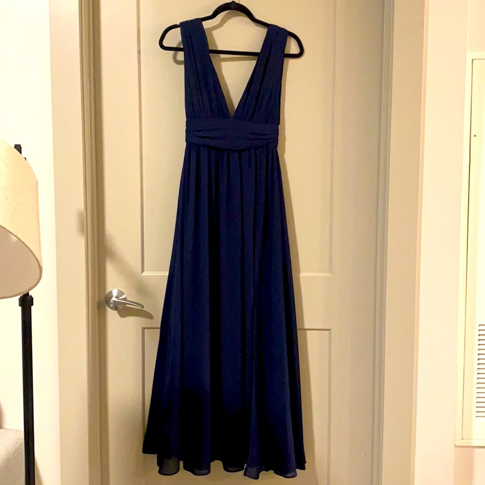 Lulus Dress Navy Blue